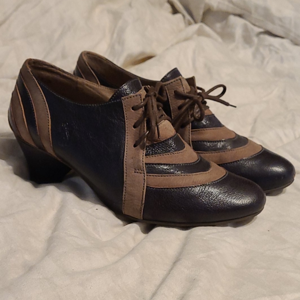 Fly London lace-up heels